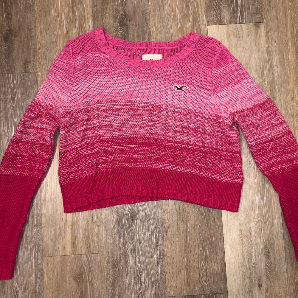 Hollister Pink Hombre Sweater (SIZE M)